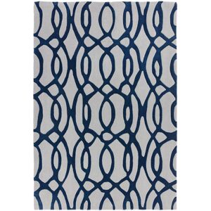 Ebern Designs Louise Hand Tufted Blue/Gray Rug Blue/Gray Rectangle 160 x 230cm Ebern Designs Louise Hand Tufted Blue/Gray Rug Blue/Gray Rectangle 160 x 230cm