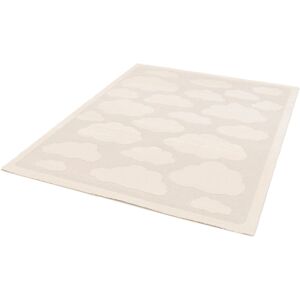 Rosalind Wheeler Lakesha Machine Woven Cream/Beige Rug White Rectangle 120 x 170cm Rosalind Wheeler Lakesha Machine Woven Cream/Beige Rug White Rectangle 120 x 170cm