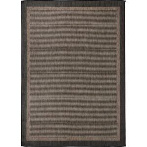 August Grove Outdoor Flatweave Rug Dark Brown Brown Rectangle 200 x 280cm August Grove Outdoor Flatweave Rug Dark Brown Brown Rectangle 200 x 280cm