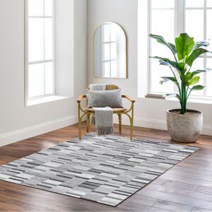Latitude Run Modern Area Rug Grey/Black_MNC2364 Black;White;Gray;Light Gray;Medium Gray Rectangle 160 x 220cm Latitude Run Modern Area Rug Grey/Black_MNC2364 Black;White;Gray;Light Gray;Medium Gray Rectangle 160 x 220cm