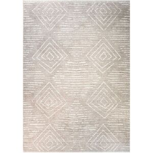 Gracie Oaks Grandview Shaggy Beige Rug Beige Rectangle 120 x 170cm Gracie Oaks Grandview Shaggy Beige Rug Beige Rectangle 120 x 170cm