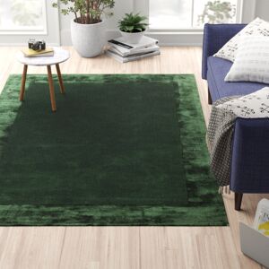 Wade Logan Abital Hand Tufted Green Area Rug Green Rectangle 120 x 170cm Wade Logan Abital Hand Tufted Green Area Rug Green Rectangle 120 x 170cm