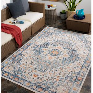 Latitude Vive Ashraf Traditional Boho Dark Blue Area Rug Brown;Beige;Orange;Grey Rectangle 160 x 213cm Latitude Vive Ashraf Traditional Boho Dark Blue Area Rug Brown;Beige;Orange;Grey Rectangle 160 x 213cm