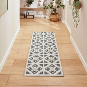 Think Rugs Victoria Area Rug Beige;Grey Runner 2'5" x 7'6" Think Rugs Victoria Area Rug Beige;Grey Runner 2'5" x 7'6"