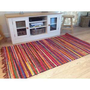 Latitude Vive Sean Handwoven Stitch Flat Weave Multicolour Rug Multicolour Rectangle 150 x 300cm Latitude Vive Sean Handwoven Stitch Flat Weave Multicolour Rug Multicolour Rectangle 150 x 300cm