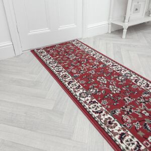 ClassicLiving Ballyclarc Oriental Indoor Area Rug Red Runner 420cm x 70cm ClassicLiving Ballyclarc Oriental Indoor Area Rug Red Runner 420cm x 70cm