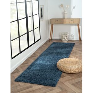 17 Stories Shaggy Lush Dark Blue Rug Blue Runner 80 x 300cm 17 Stories Shaggy Lush Dark Blue Rug Blue Runner 80 x 300cm