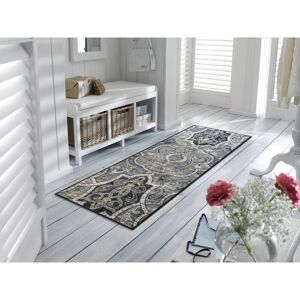 Wash+dry Ventana Doormat Grey/Black Rectangular 60 x 180cm Wash+dry Ventana Doormat Grey/Black Rectangular 60 x 180cm