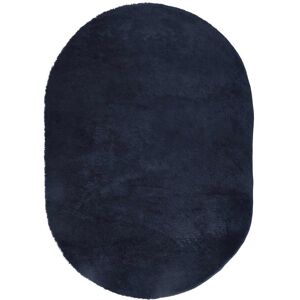 Canora Grey Shaggy Rug High Pile NAVARRA Navy Polyester Navy Oval 200 x 300cm Canora Grey Shaggy Rug High Pile NAVARRA Navy Polyester Navy Oval 200 x 300cm