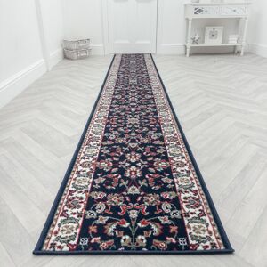 ClassicLiving Barnesville Oriental Indoor Area Rug Blue Runner 150cm x 70cm ClassicLiving Barnesville Oriental Indoor Area Rug Blue Runner 150cm x 70cm
