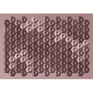 East Urban Home Genora Machine Woven Pink/Brown Rug Pink/Brown Rectangle 140 x 200cm East Urban Home Genora Machine Woven Pink/Brown Rug Pink/Brown Rectangle 140 x 200cm