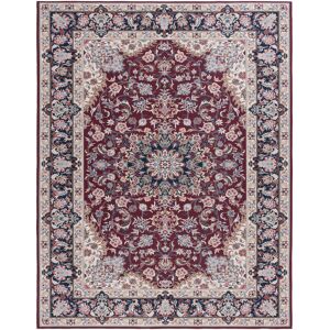 Astoria Grand Tucson Vintage Look Machine Washable Non-Slip Area Rug in Maroon Blue;Red Rectangle 244 x 305 cm Astoria Grand Tucson Vintage Look Machine Washable Non-Slip Area Rug in Maroon Blue;Red Rectangle 244 x 305 cm