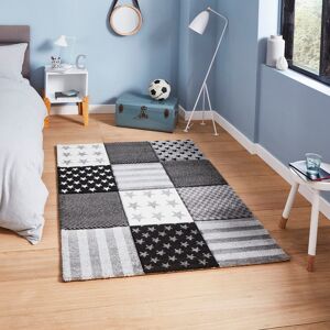 Isabelle & Max Dake area rug Machine Woven Rectangle Grey Black;White;Grey Rectangle 80 x 150cm Isabelle & Max Dake area rug Machine Woven Rectangle Grey Black;White;Grey Rectangle 80 x 150cm