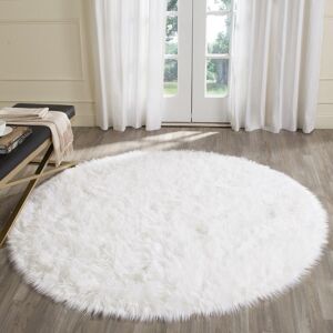 Mikado Living Alcesta White Rug Round 183 cm Mikado Living Alcesta White Rug Round 183 cm