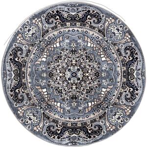 Latitude Vive Bendross Flatweave Grey Rug Grey Round 120cm Latitude Vive Bendross Flatweave Grey Rug Grey Round 120cm