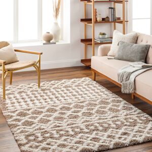 Natur Pur Boho Shaggy Area Rug White Brown/Ivory White;Ivory;Medium Brown Rectangle 130 x 170cm Natur Pur Boho Shaggy Area Rug White Brown/Ivory White;Ivory;Medium Brown Rectangle 130 x 170cm
