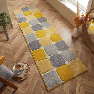 Zipcode Design Enoch Tufted Grey/Yellow Rug Grey/Yellow Runner 60 x 230cm Zipcode Design Enoch Tufted Grey/Yellow Rug Grey/Yellow Runner 60 x 230cm