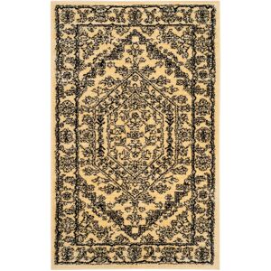Latitude Vive Stromsburg Medallion Power Loom Black/Yellow Rug Black/Yellow Rectangle 91 x 152 cm Latitude Vive Stromsburg Medallion Power Loom Black/Yellow Rug Black/Yellow Rectangle 91 x 152 cm
