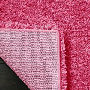 Ebern Designs Soft Shaggy Verona Rug Living Room Bedroom Carpet Hallway Runner Non Shed Pile Pink Rectangle 80 x 150cm Ebern Designs Soft Shaggy Verona Rug Living Room Bedroom Carpet Hallway Runner Non Shed Pile Pink Rectangle 80 x 150cm