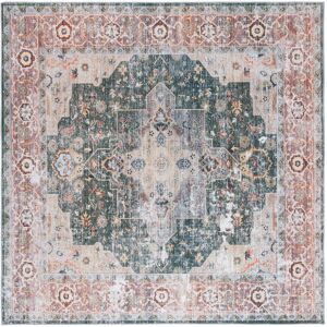 Langley Street Arizona Eckart Machine Washable Non-Slip Area Rug in Green & Beige Green Square 183 cm Langley Street Arizona Eckart Machine Washable Non-Slip Area Rug in Green & Beige Green Square 183 cm