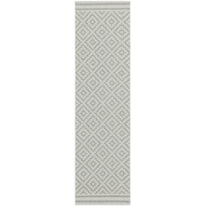 Sol 27 Outdoor Aaima Tufted Grey/Cream Rug Silver Runner 66 x 240cm Sol 27 Outdoor Aaima Tufted Grey/Cream Rug Silver Runner 66 x 240cm