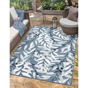 Marlow Home Co. Annastashia Machine Woven Polypropylene Plastic Blue/White Indoor / Outdoor Rug Blue;White Rectangle 140 x 200cm Marlow Home Co. Annastashia Machine Woven Polypropylene Plastic Blue/White Indoor / Outdoor Rug Blue;White Rectangle 140 x 200cm