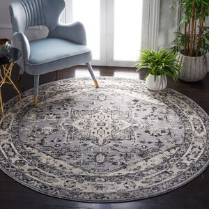 Langley Street Brentwood Area Rug in Grey / Black Grey / Black Square 201 cm Langley Street Brentwood Area Rug in Grey / Black Grey / Black Square 201 cm