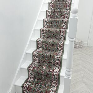 Astoria Grand Stair Runner Agostini Oriental Indoor Area Rug Green Runner 510cm x 60cm Astoria Grand Stair Runner Agostini Oriental Indoor Area Rug Green Runner 510cm x 60cm