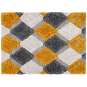 Corrigan Studio Boroughbridge Geometric Handmade Handwoven Yellow/White/Grey Area Rug Rectangle 80 x 150cm Corrigan Studio Boroughbridge Geometric Handmade Handwoven Yellow/White/Grey Area Rug Rectangle 80 x 150cm