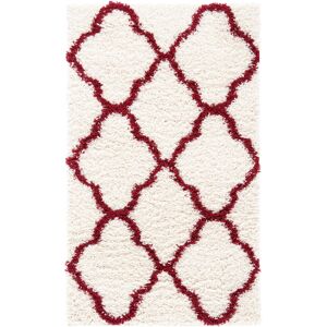 Marlow Home Co. Atchison Power Loom Ivory/Red Rug Ivory/Red Rectangle 91 x 152 cm Marlow Home Co. Atchison Power Loom Ivory/Red Rug Ivory/Red Rectangle 91 x 152 cm