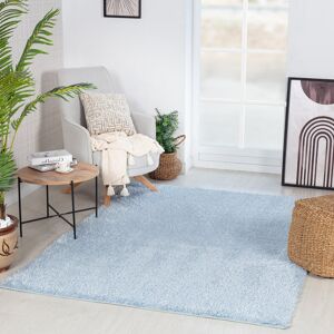 Ebern Designs Marquiesha Solid Colour Denim Area Rug Blue Rectangle 200 x 275cm Ebern Designs Marquiesha Solid Colour Denim Area Rug Blue Rectangle 200 x 275cm