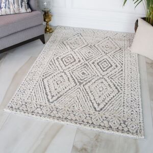 Bloomsbury Market Gregorio Tufted Grey Rug Grey Rectangle 200 x 290cm Bloomsbury Market Gregorio Tufted Grey Rug Grey Rectangle 200 x 290cm