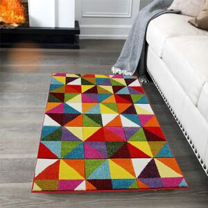 George Oliver Uday Blue/Brown/Yellow Rug Blue/Brown/Yellow Rectangle 80 x 150cm George Oliver Uday Blue/Brown/Yellow Rug Blue/Brown/Yellow Rectangle 80 x 150cm