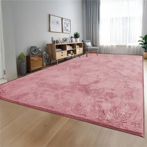 Fairmont Park Solid Colour Faux Fur Hand Knotted Shag Indoor / Outdoor Area Rug Dust Rose Rectangle 200 x 290 cm Fairmont Park Solid Colour Faux Fur Hand Knotted Shag Indoor / Outdoor Area Rug Dust Rose Rectangle 200 x 290 cm