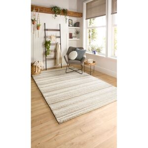 August Grove Lombox Hand Woven Area Rug Cream Rectangle 160 x 230cm August Grove Lombox Hand Woven Area Rug Cream Rectangle 160 x 230cm