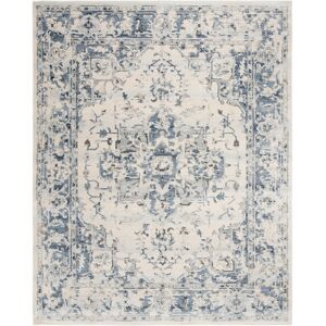 Borough Wharf Charleston Oriental Area Rug In Ivory / Navy Ivory;Navy Runner 235 x 305cm Borough Wharf Charleston Oriental Area Rug In Ivory / Navy Ivory;Navy Runner 235 x 305cm