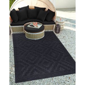 Natur Pur Brussels Power Loomed Black Rug Black Rectangle 160 x 230cm Natur Pur Brussels Power Loomed Black Rug Black Rectangle 160 x 230cm