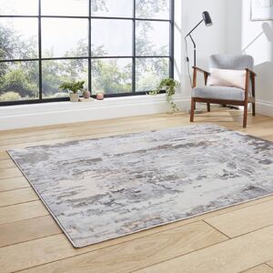 Borough Wharf Milsom area rug Machine Woven Rectangle Grey Grey/Rose Pink Rectangle 200 x 290cm Borough Wharf Milsom area rug Machine Woven Rectangle Grey Grey/Rose Pink Rectangle 200 x 290cm