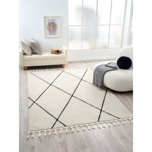 Gracie Oaks Charm Tapis white Rug Grey Rectangle 160 x 230cm Gracie Oaks Charm Tapis white Rug Grey Rectangle 160 x 230cm