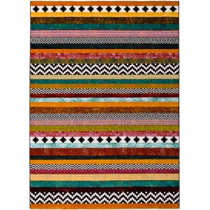 World Menagerie Brockhausen Yellow/Green/Gold Rug Blue;Black;Red;Yellow;White;Green Rectangle 120cm x 170cm World Menagerie Brockhausen Yellow/Green/Gold Rug Blue;Black;Red;Yellow;White;Green Rectangle 120cm x 170cm