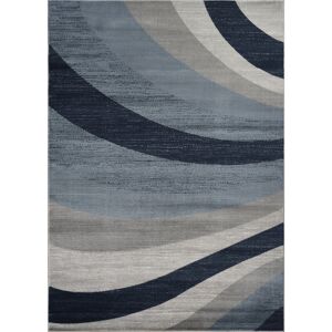 17 Stories Castanedo Dhurrie Grey/Navy Rug Blue;Navy Rectangle 200 x 290cm 17 Stories Castanedo Dhurrie Grey/Navy Rug Blue;Navy Rectangle 200 x 290cm