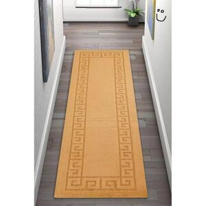 Fairmont Park Ajene Solid Colour Power Loom Yellow Area Rug Yellow Rectangle 80cm x 300cm Fairmont Park Ajene Solid Colour Power Loom Yellow Area Rug Yellow Rectangle 80cm x 300cm