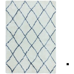 Bloomsbury Market Manilow Berber Shaggy Ivory/Blue Rug Blue;Ivory Rectangle 80cm x 150cm Bloomsbury Market Manilow Berber Shaggy Ivory/Blue Rug Blue;Ivory Rectangle 80cm x 150cm