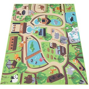 Zoomie Kids Hopkinton Flatweave Green Rug Blue;Green;Grey Rectangle 240 x 340cm Zoomie Kids Hopkinton Flatweave Green Rug Blue;Green;Grey Rectangle 240 x 340cm