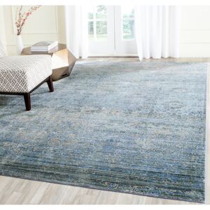 Rio Allmond Hand Hooked Blue Rug Blue Rectangle 122 x 183 cm Rio Allmond Hand Hooked Blue Rug Blue Rectangle 122 x 183 cm