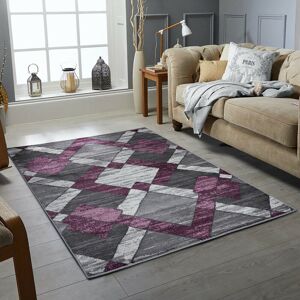 17 Stories Cassista Dhurrie Voilet Rug Purple Rectangle 200 x 290cm 17 Stories Cassista Dhurrie Voilet Rug Purple Rectangle 200 x 290cm