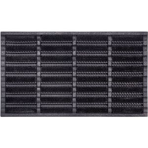 Hanse Home Non-Slip Indoor Outdoor Door Mat Black Rectangle 40 x 60 cm Hanse Home Non-Slip Indoor Outdoor Door Mat Black Rectangle 40 x 60 cm