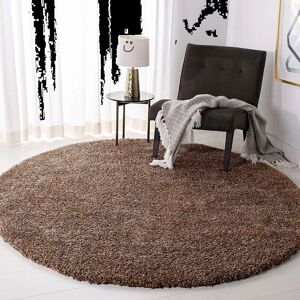 Metro New Stylish Thick Shaggy Rugs For Living Room Hallway Runner Fluffy Round Rugs Bedroom Carpet Mat Dark Beige Round 120 cm Metro New Stylish Thick Shaggy Rugs For Living Room Hallway Runner Fluffy Round Rugs Bedroom Carpet Mat Dark Beige Round 120 cm