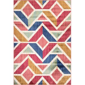 George Oliver Coe Luxury Large Red/Blue/Yellow Rug Rectangle 160 x 230cm George Oliver Coe Luxury Large Red/Blue/Yellow Rug Rectangle 160 x 230cm