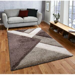 Metro Huges Machine Woven Brown/Beige Indoor Rug Brown/Beige Rectangle 120 x 170cm Metro Huges Machine Woven Brown/Beige Indoor Rug Brown/Beige Rectangle 120 x 170cm